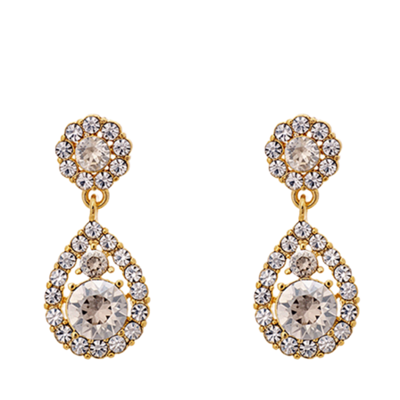 Lily and Rose Petite Sofia Earrings - Crystal (Gold) Smycken & klockor Dam Transparant ONESIZE
