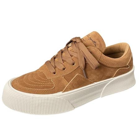 Herr Rund Toe Mode Sneaker Low Top Platt Komfort Casual Shoes