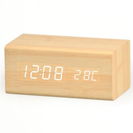 Digital LED vekkerklokke