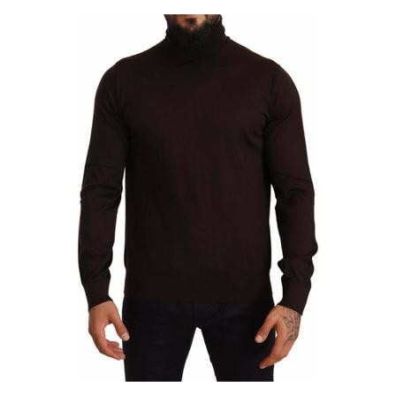 Dolce & Gabbana, Turtlenecks Bruin, Heren, Maat:S