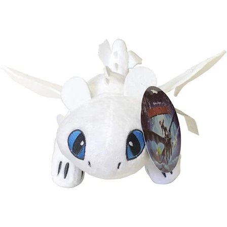 Näin koulutat lohikäärmeesi 8 " Light Fury pehmolelu - Hampaaton pehmoeläin, A