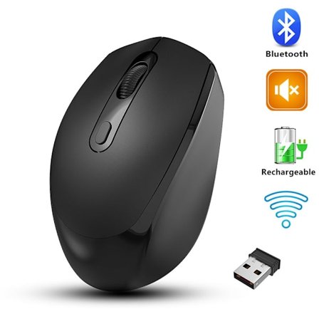 Trådlös mus Bluetooth SVART