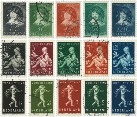 Holland 1937+38+39 - Stemplet