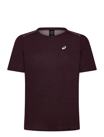 Asics Road Ss Top - Burgundy - XS
