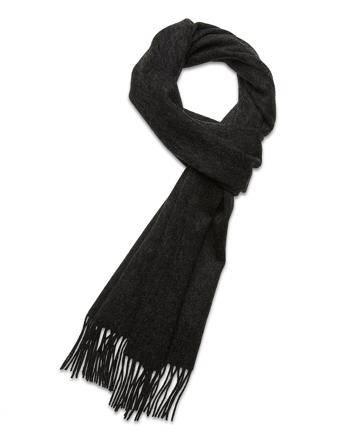 Slhtope Wool Scarf B Grey Selected Homme