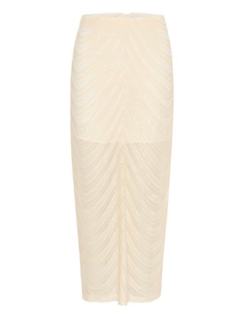 Gliragz Hw Long Skirt Cream Gestuz