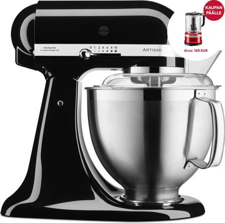 KitchenAid Artisan 5KSM185PSEOB onyx schwarz