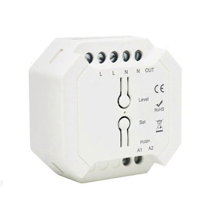 Tuya ZigBee Triac Dimmer LED-controller Smart Dimmer til dæmpbare LED-lys Understøtter Smart APP RF-fjernbetjening A