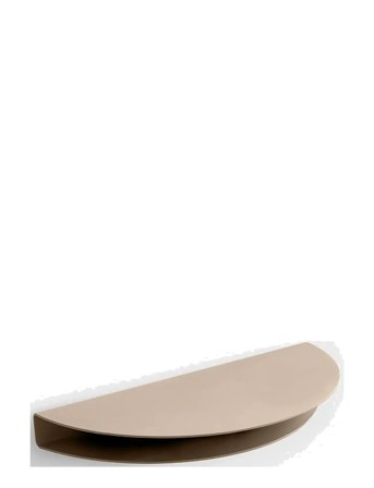 MOEBE Half Moon Shelf, Warm Grey, Large - Beige - L:40CM