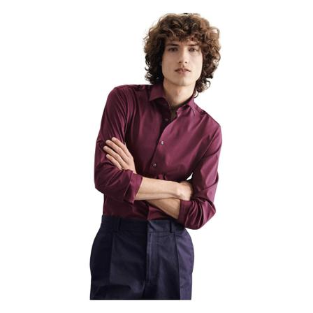 Seidensticker Jersey shirt Slim , Rood , Heren , Maat: 3XL