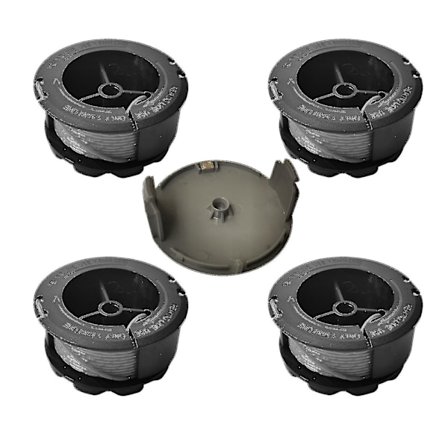 4 kpl kelaa 1 korkki Bosch F016800570 Vaihtokela Bosch Universal Grasscut -ruohotrimmeriin korkilla 1600a01r5j [LGL]