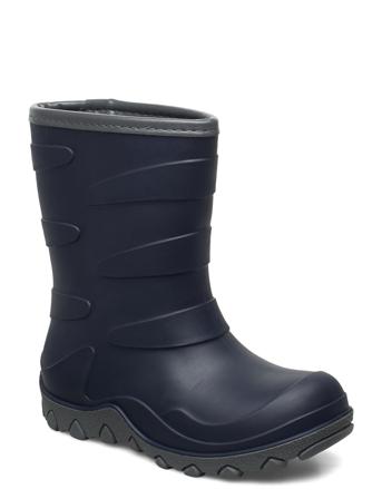 Thermal Boot Shoes Rubberboots High Rubberboots Lined Rubberboots Blå Mikk-Line