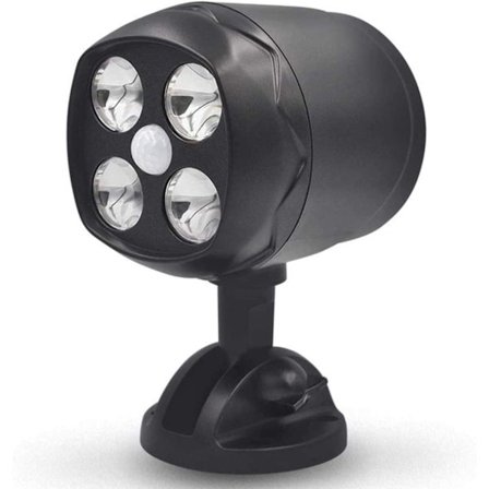 Batteridriven Utomhusrörelsedetektorlampa, IP65 Vattentät, ZQKLA