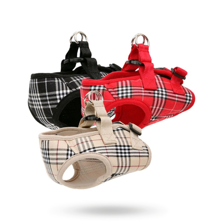 Puppy Angel - London Calling Jacket & Kobbel - RØD - Klassiske hundeseler, step-in, jacket seler, trekkseler, vinterseler & Y-seler på Doggie.no