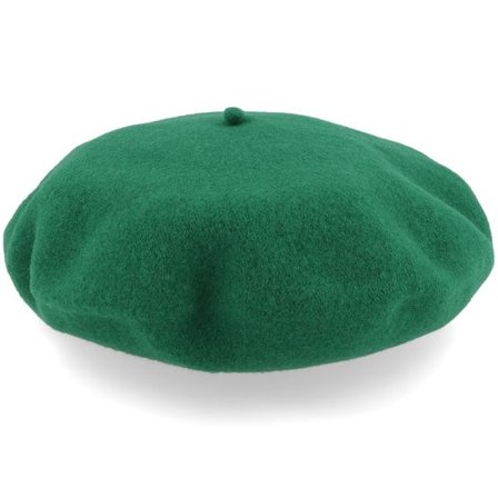 CTH Ericson - Grön traditionalbeanie Hatt - Amelie Green Beret @ Hatstore