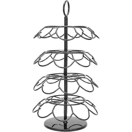 Kaffekapselhållare Svart Järn Kaffekapselbehållare för 36 Dolce Gusto K-cup Kaffekapslar