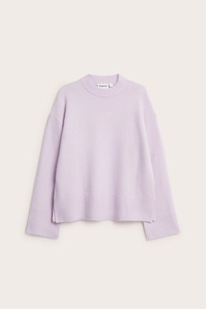 Kappahl | Dzianinowy sweter Jasnofioletowy XS | Jasnofioletowy
