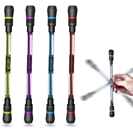 4 stk. Anti-Slip Rotary Pen, Anti-Slip Coating Rotary Pen og Rotary