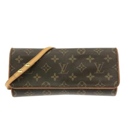 Louis Vuitton Vintage Pre-owned Polyester louis-vuitton-vskor brun, Dam Vintage Väskor, Dam, Storlek: ONE SIZE