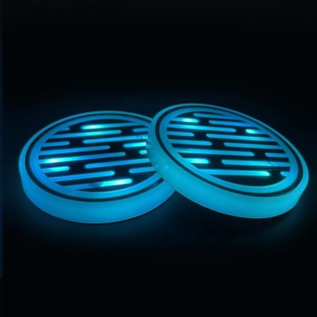 Akryl Lysende Kopholder med USB Opladning til Alle Modeller