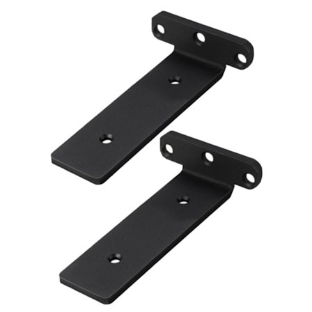 2 st, flytande hyllstöd dolda stänger, flytande hyllkonsol, för väggmonterad dekorationsskåp möbelhyllstöd