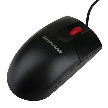 Lenovo ThinkPlus - mus - USB - beksvart