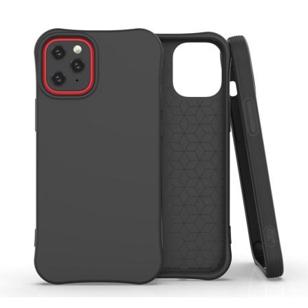 Iphone 12 Mini - Shockproof Matt Tpu Skal - Svart Black Svart