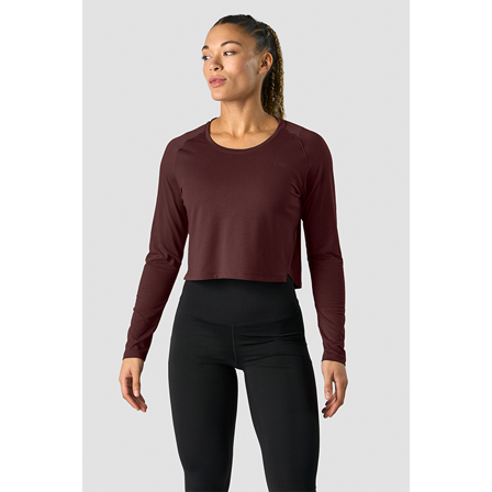 ICANIWILL Cropped Långärmad Tröja Röd