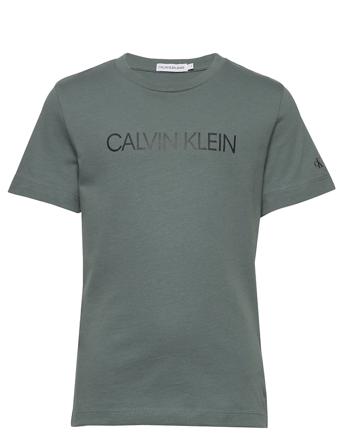 Institutional T-Shirt T-shirts Short-sleeved Grønn Calvin Klein