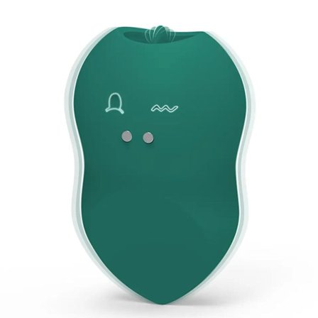 Vibrator för klitoris och bröst med tungsvamp