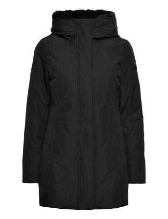Boulder Faux Fur Parka Black WOOLRICH