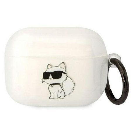 Karl Lagerfeld KLAPHNCHTCT Airpods Pro-skydd transparent Ikonik Choupette