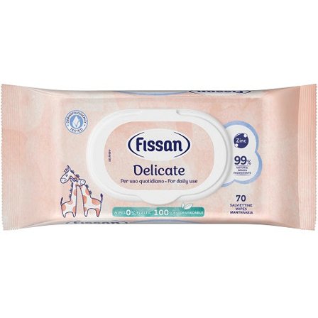 Fissan Salviette Delicate 70 Pezzi