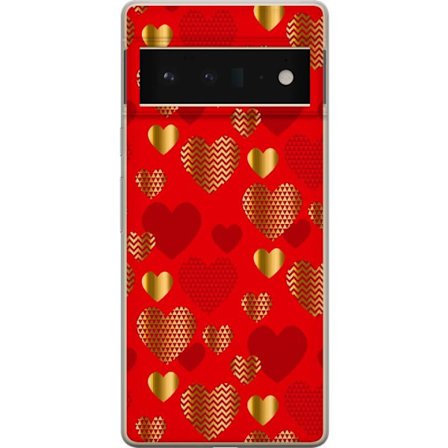 Yhteensopiva Puhelinkuori Google Google Pixel 6 Pro GoldenHearts