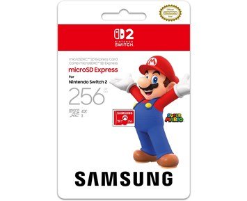 Nintendo Switch 2 Samsung microSD Express 256GB - 256 GB Samsung microSD Express-minneskort för Switch 2