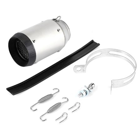 60 mm / 2,36 tuuman universaali pyöreä pakoputki moottoripyörään, sopii Kawasaki Z900Z1000ninja250 400