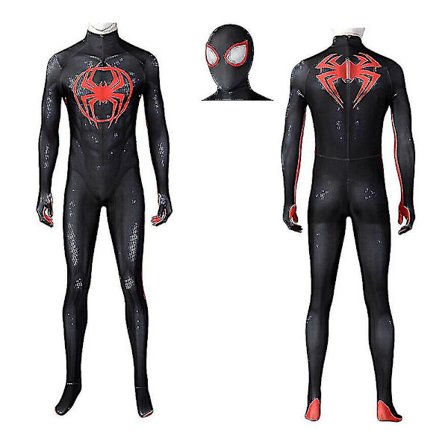 Spiderman Miles Morales Jumpsuit Suit Cosplay Kostyme