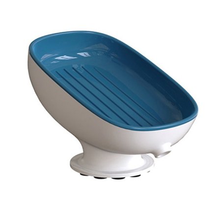 CDQ Såpekopp med avløpsvann For Badromsåpeholder Kithcen Blå