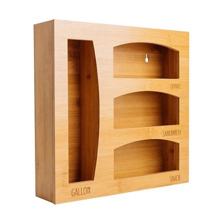 Lynlåspose-Organiser, Køkken Skuffe-Organiser, Skuffedeler til Sandwich- og Gallonposer