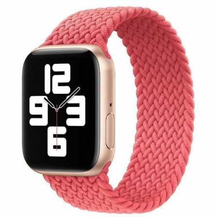 Apple Watch-kompatibelt ARMBAND Elastiskt ROSA 38/40/41 mm Rosa S