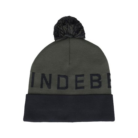 J.Lindeberg - Verde pom Beanie - Brannon Beanie Dark Green/Black Pom @ Hatstore