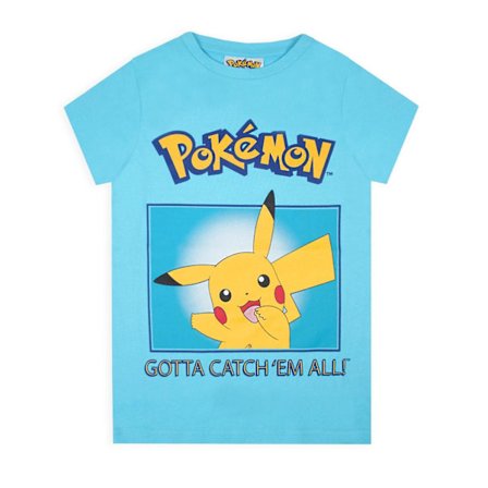Pokemon Boys Gotta Catch ́Em All! Pikachu T-shirt 11-12 år B