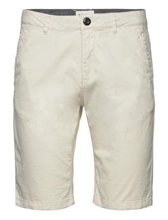 Slim Chino Bermuda Shorts Chinos Shorts Creme Tom Tailor*Betinget Tilbud