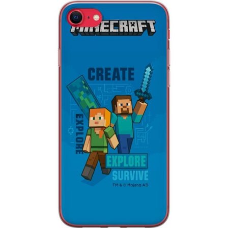 Yhteensopiva Puhelinkuori Apple Apple iPhone 8 Minecraft Luolastot