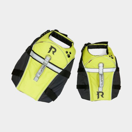 Hundeschwimmweste Regatta Pet Black/Fluorescent Yellow, X-Large (25+ kg)- Schwimmweste für Hunde - Boot