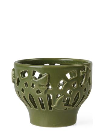 Orangery Fyrfadsstage Ø9.5 Cm Green Garden Green Kähler