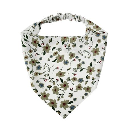Kvinner mykt hodeskjerf Floral hår Bandana Trekant hodeskjerf