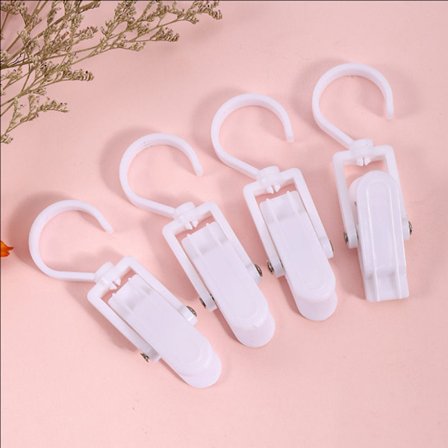 10-pakke sorte sokkeklyper - Gardin klesklyper klesvask tørkestang