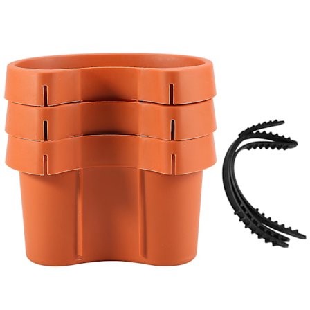 3 kpl/setti Ainutlaatuiset Rännipuutarhan Kukkaruukut Viemäriputken Kukkaruukut Ammeet Viemäriputken Puutarha Pl (FMY)