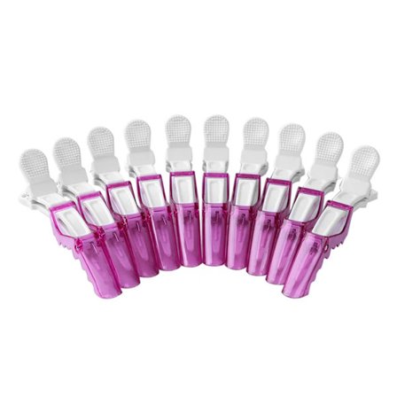 10 stk. Plastik Salon Hårklemme Frisør Næb Klipning Hårnåle Professionelle Hårklemmer Salon Hårpleje og Styling Værktøj~04059